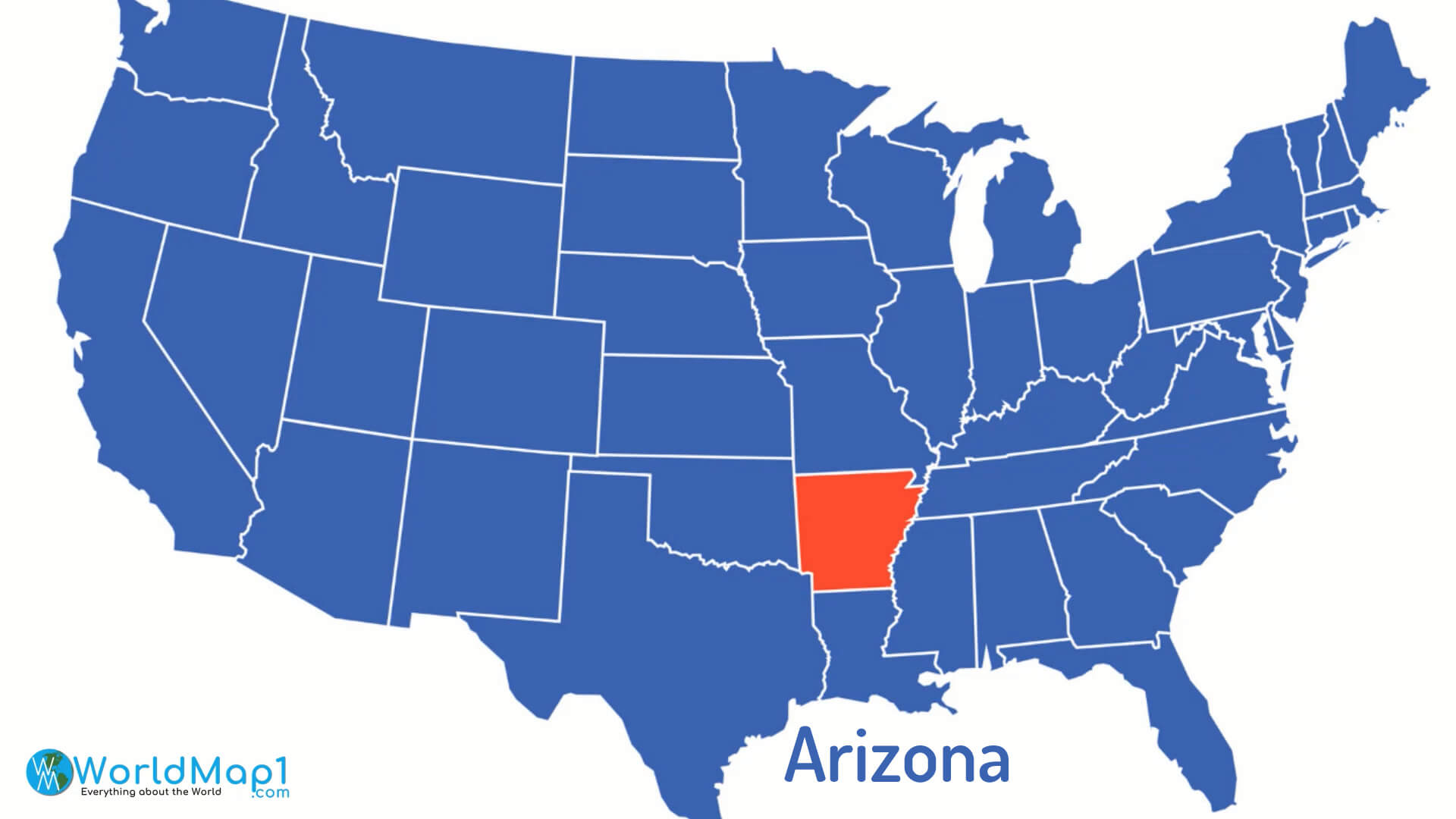 Where is Arkansas Located in the USA